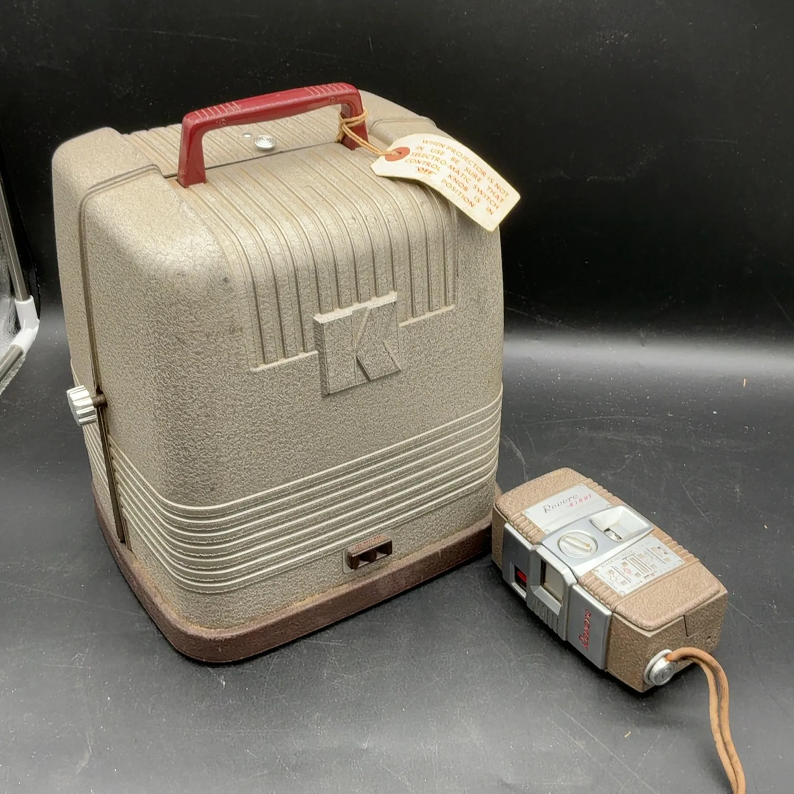 Keystone K-100 8mm Projector Revere Eight Camera