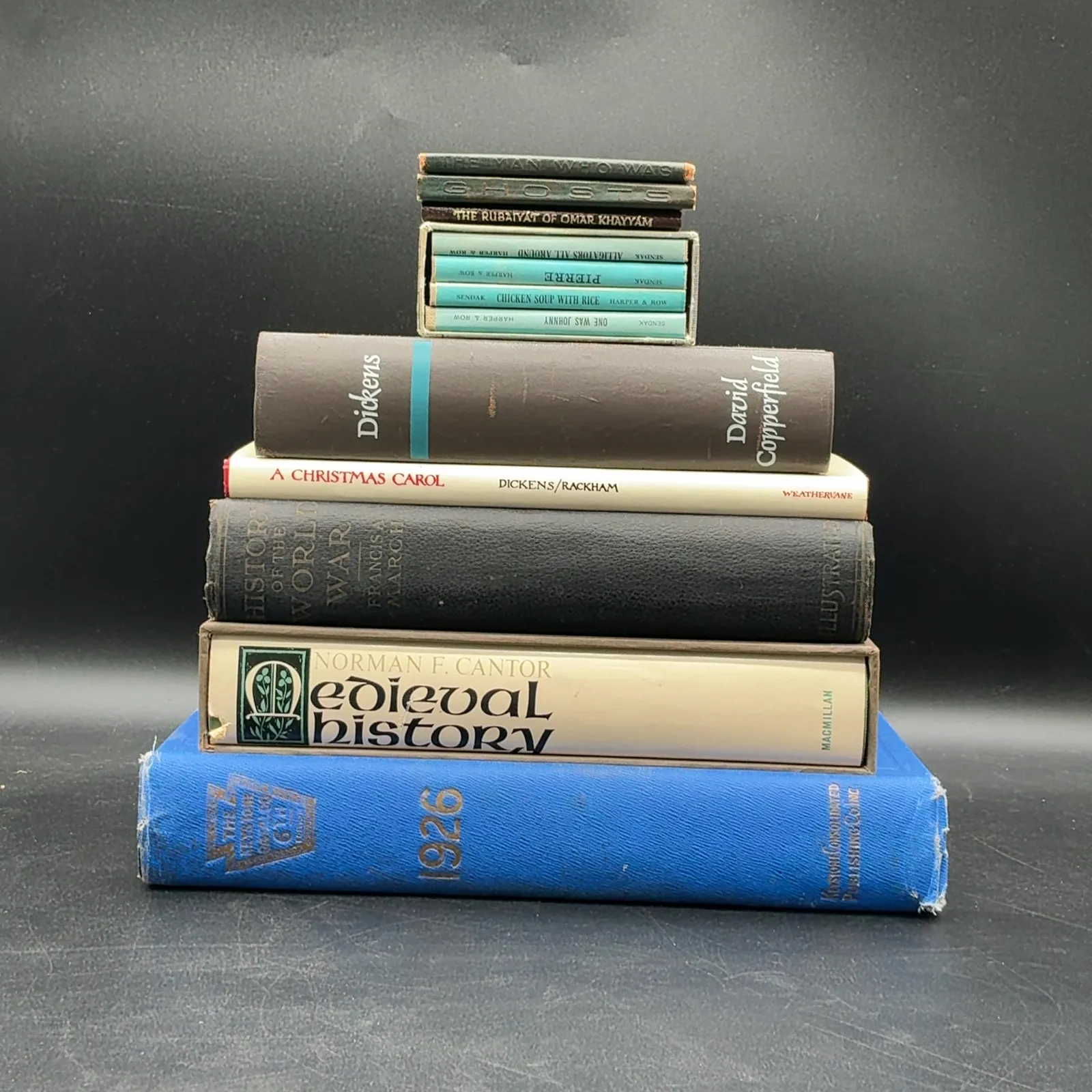 Vintage Dickens Sendak Books & 1926 UW Tyee Lot