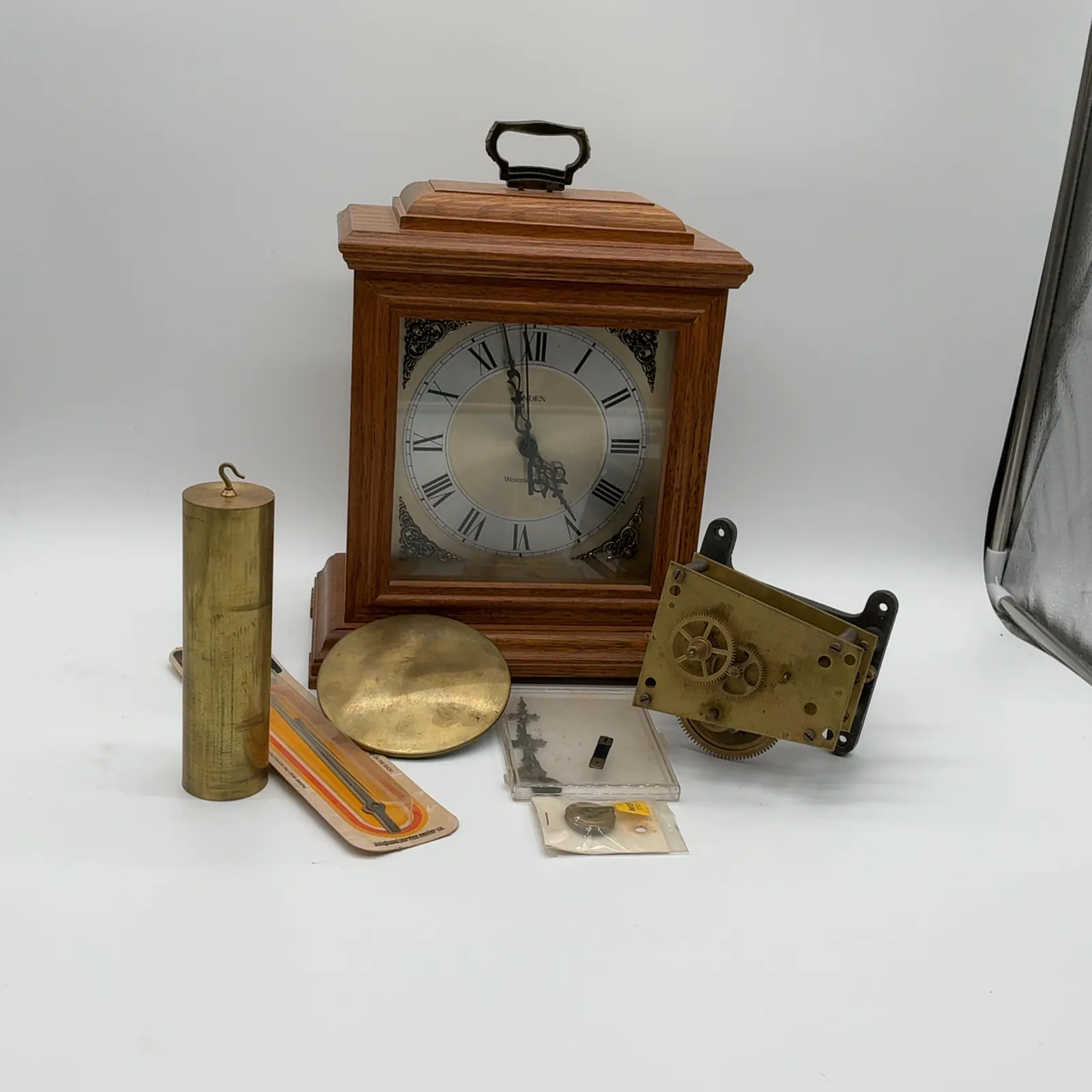 Linden Westminster Mantel Clock With Repair Parts