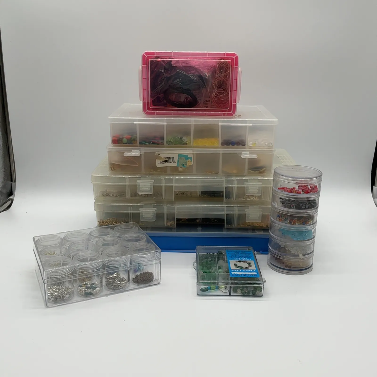 Huge Jewelry Making Beads Findings & Organizer Lot