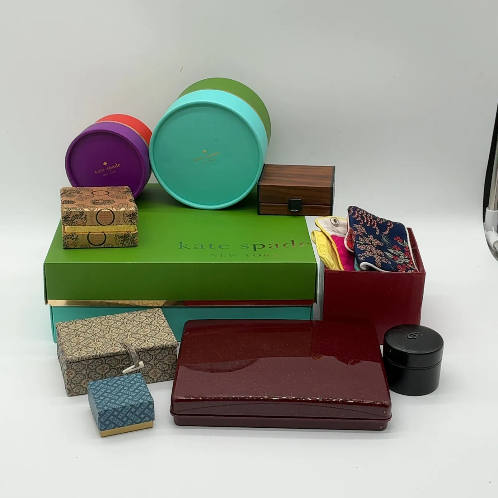 Assorted Kate Spade Jewelry and Keepsake Boxes