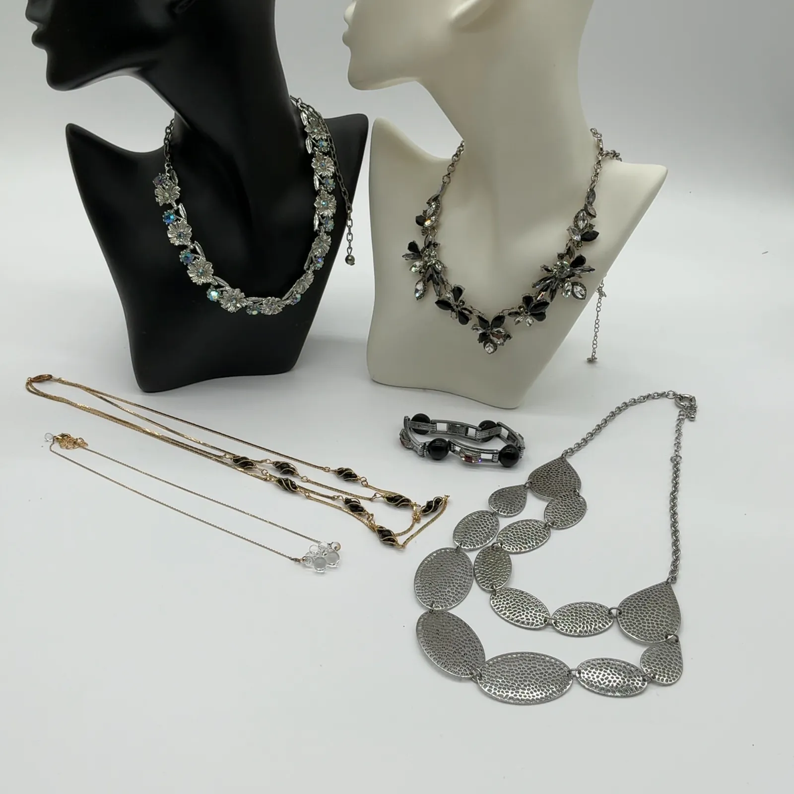 Costume Jewelry Necklace and Bracelet Lot