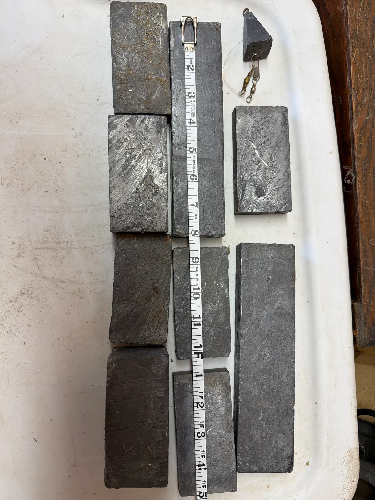 Lead Ingots for Casting Fishing Weights and Sinkers