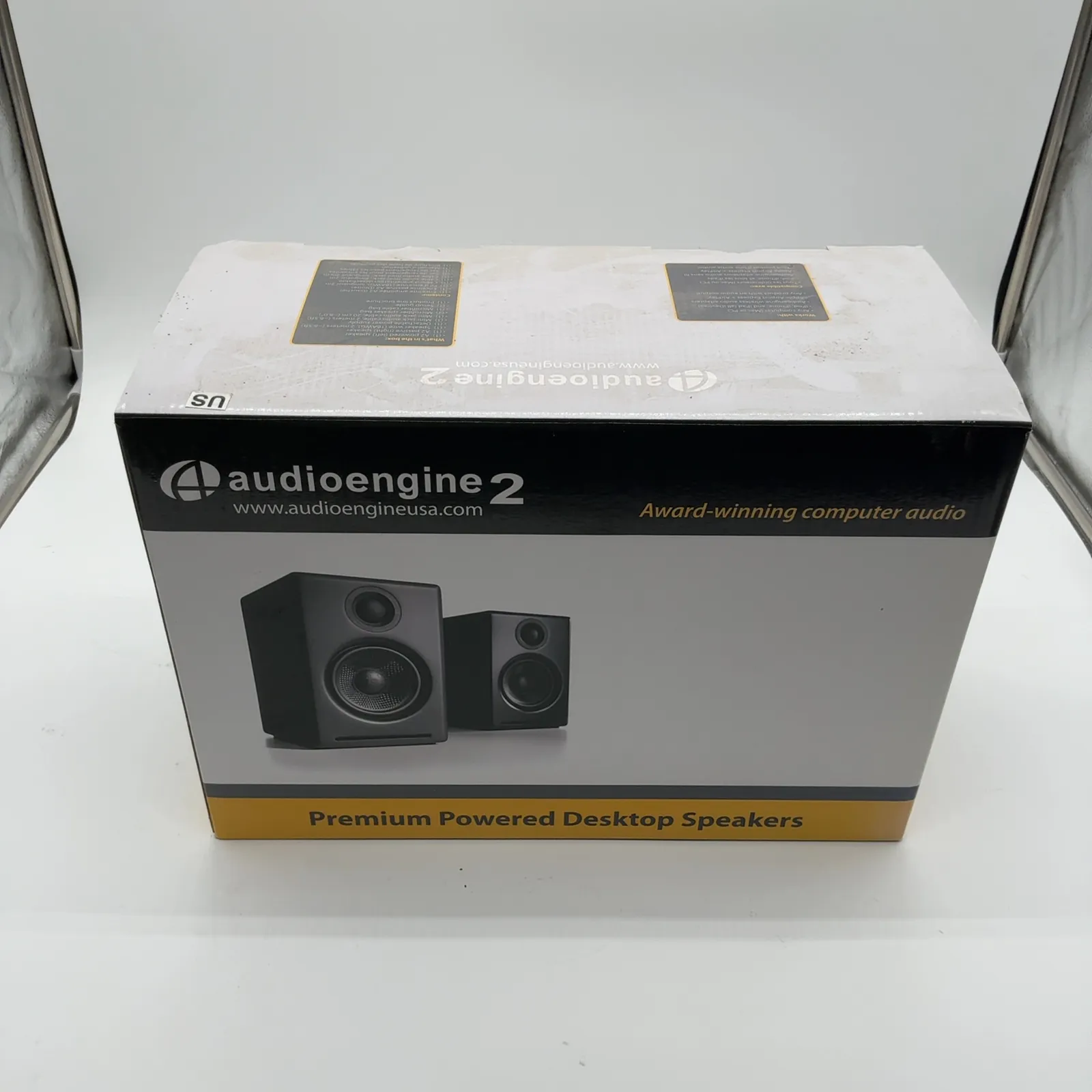 Audioengine A2 Satin Black Powered Desktop Speakers