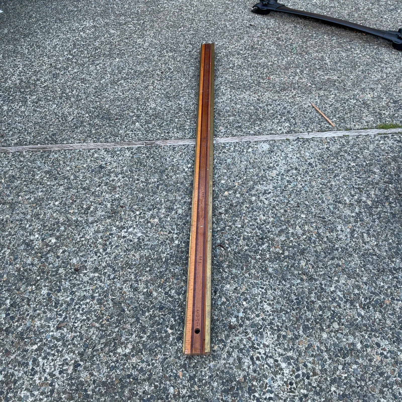 Vintage 6-Foot Wooden Measuring Rule