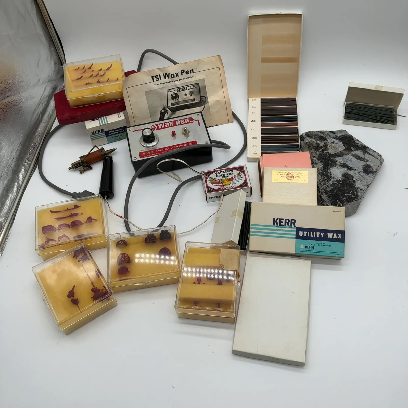 Lost-Wax Jewelry Casting & Carving Wax Workshop Lot
