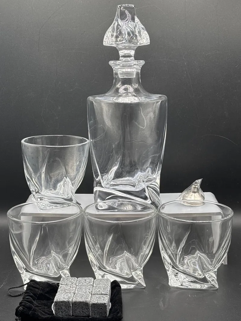 Luxury Decanter Set – Glasses, Stones & Gift Box Ready - Sequim Estate Auction – A Life of Adventure & Humor | Ocean Bid Auction
