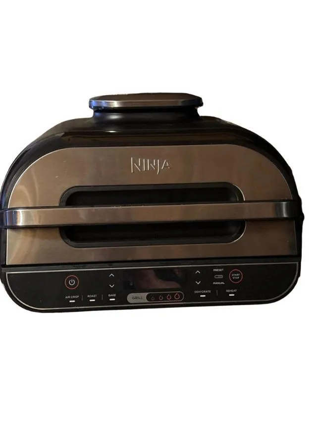 Ninja Foodi Smart XL Grill Air Fryer Roast Bake Dehydrate - Sequim Estate Auction – A Life of Adventure & Humor | Ocean Bid Auction
