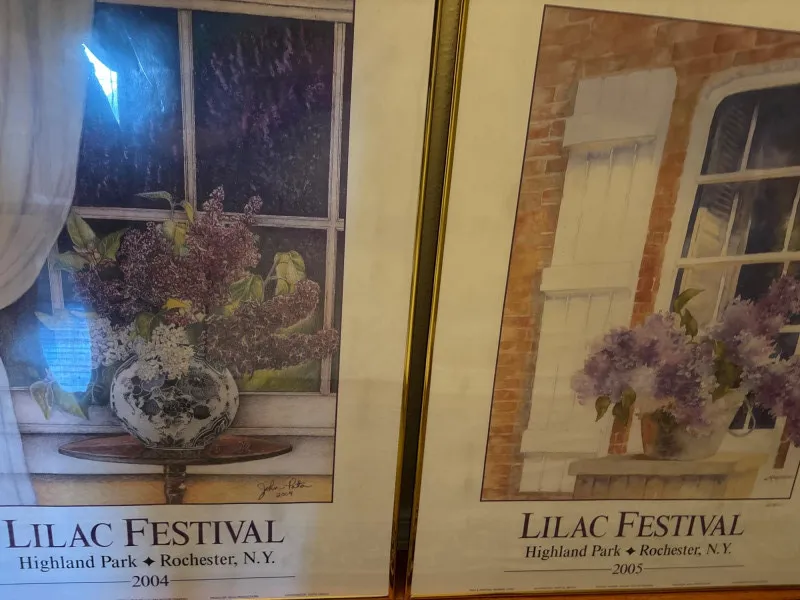 Lilac Festival Posters Rochester NY 2000s+ Highland Park Lot - Sequim Estate Auction – A Life of Adventure & Humor | Ocean Bid Auction