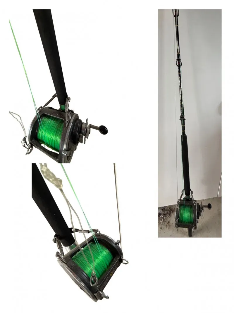 Heavy Duty Halibut Fishing Rod & Conventional Reel Combo - Sequim Estate Auction – A Life of Adventure & Humor | Ocean Bid Auction