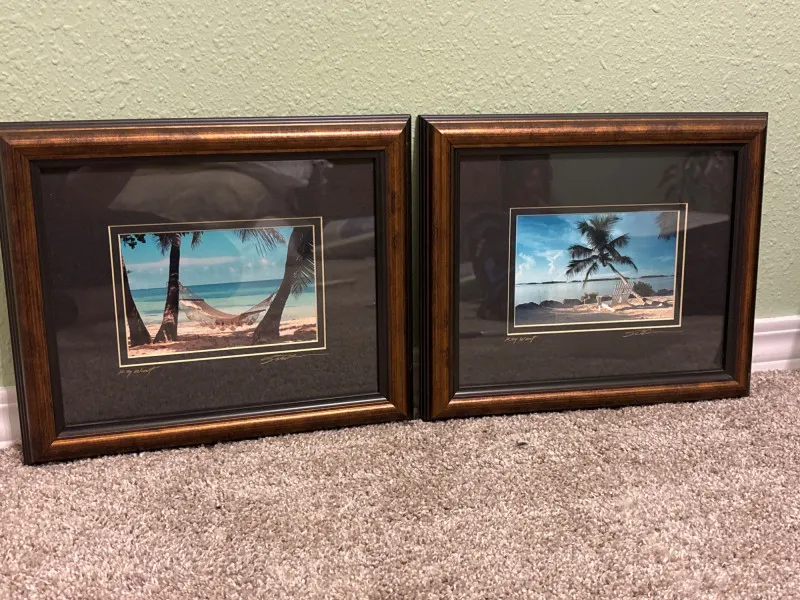 Coastal Palm Beach Wall Art Set Relaxed Ocean Vibes - Sequim Estate Auction – A Life of Adventure & Humor | Ocean Bid Auction