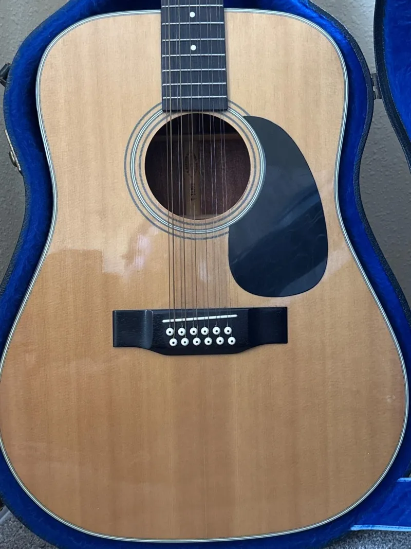 Sigma DM12-5 12 String Acoustic Guitar w Case Martin Est 1970 - Sequim Estate Auction – A Life of Adventure & Humor | Ocean Bid Auction