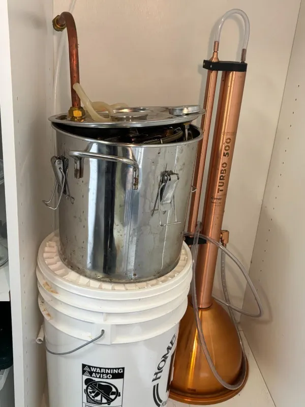 Home Brewing Distillery Kit Turbo 500 Still Pots Fermenter - Sequim Estate Auction – A Life of Adventure & Humor | Ocean Bid Auction