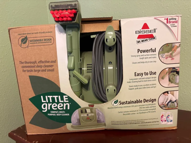 Bissell Little Green Machine Portable Carpet Cleaner - Sequim Estate Auction – A Life of Adventure & Humor | Ocean Bid Auction