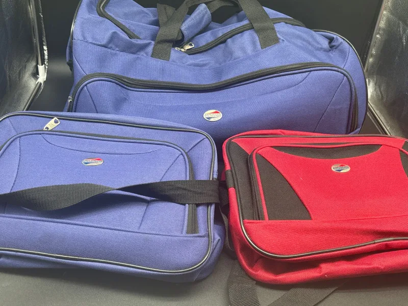 American Tourister 3 Pc Travel Bag Set Duffel Laptop Bags - Sequim Estate Auction – A Life of Adventure & Humor | Ocean Bid Auction