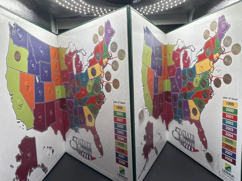 2 State Quarter Albums Partial 1999–2008 Coin Sets - Sequim Estate Auction – A Life of Adventure & Humor | Ocean Bid Auction