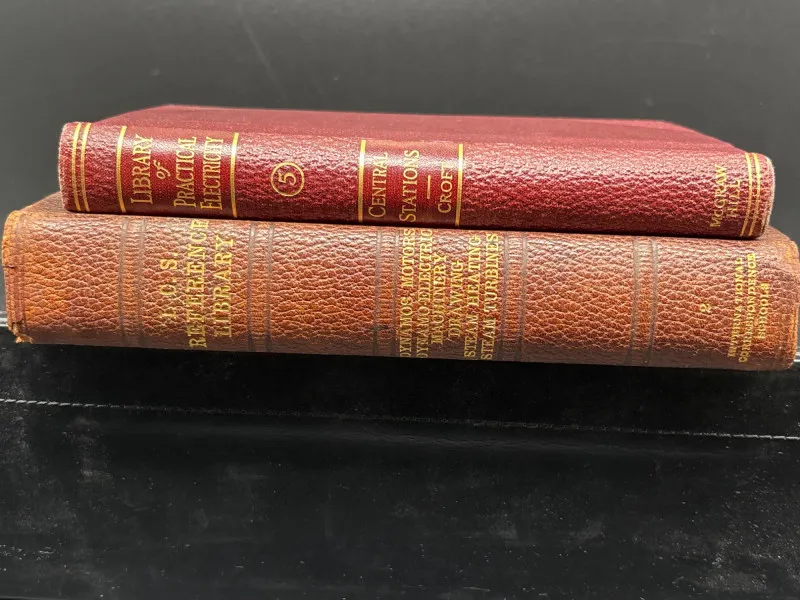 Antique Electrical Books 1890s–1917 Practical Electricity - Sequim Estate Auction – A Life of Adventure & Humor | Ocean Bid Auction