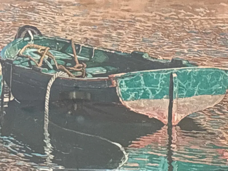 Mary Louise O’Sullivan “Two Rowboats” Signed Ltd Ed Print - Sequim Estate Auction – A Life of Adventure & Humor | Ocean Bid Auction