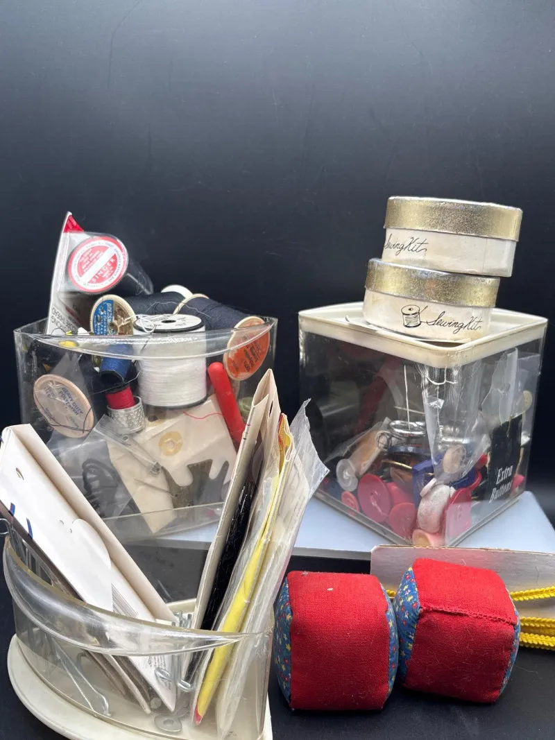 Vintage Sewing Notions Lot – Buttons, Needles & Craft Supplies - Sequim Estate Auction – A Life of Adventure & Humor | Ocean Bid Auction