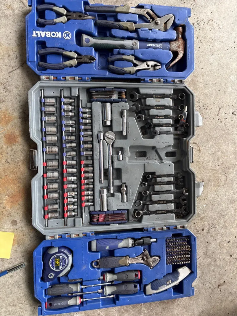 Kobalt Mechanics Tool Set w/ Case – Sockets, Wrenches, More - Sequim #2: Cars, Tools & Shop Liquidation – Everything Must Go! | Ocean Bid Auction