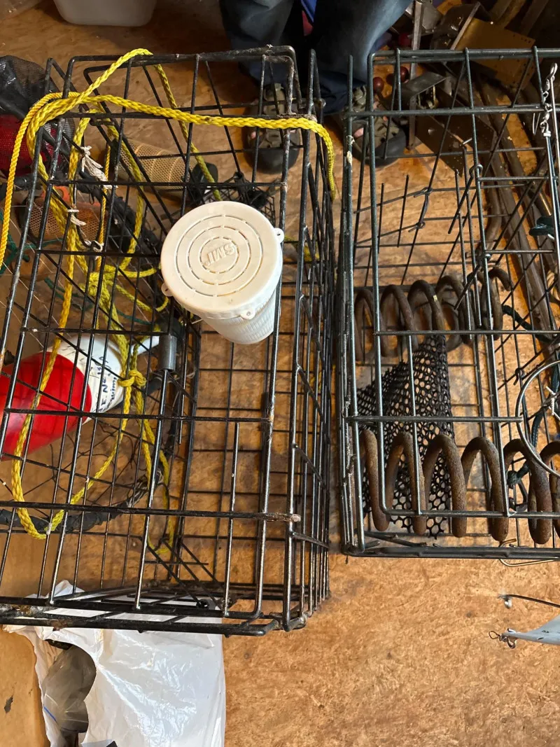 Crab Pots (2) & Shrimp Pot – 24"x12"x22" Commercial Style - Sequim #2: Cars, Tools & Shop Liquidation – Everything Must Go! | Ocean Bid Auction