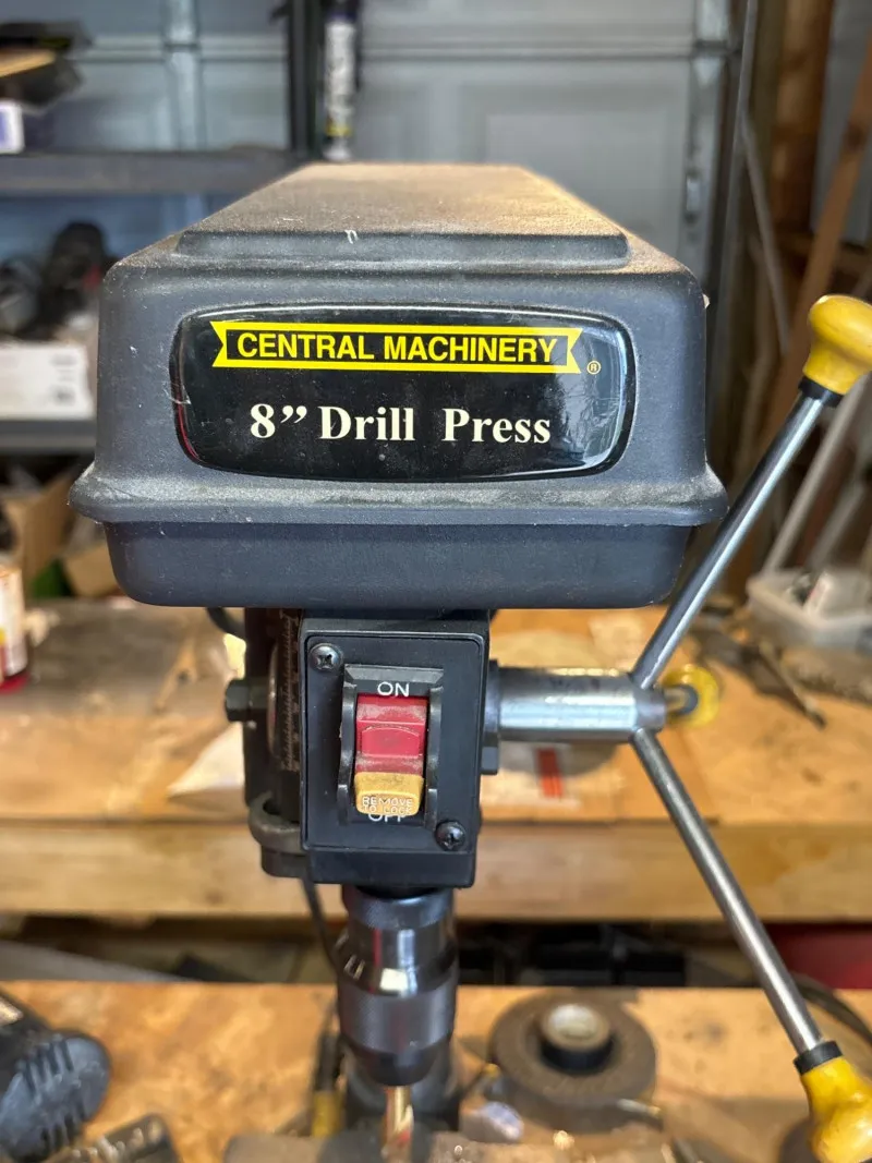 Central Machinery 8" Drill Press – Bench Top - Sequim #2: Cars, Tools & Shop Liquidation – Everything Must Go! | Ocean Bid Auction
