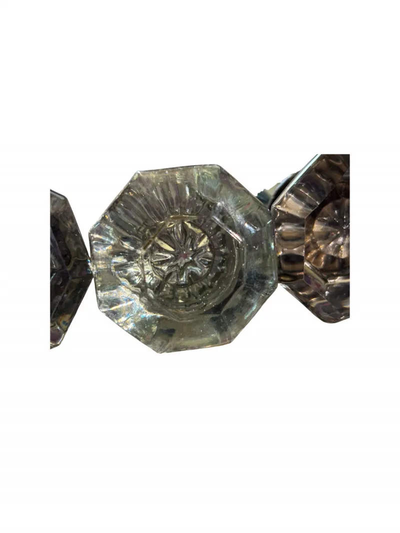 VINTAGE CUT-CRYSTAL STYLE DOOR KNOB SET | 6pc Brilliant Lot - Designer Decor and Other Treasures | Ocean Bid Auction