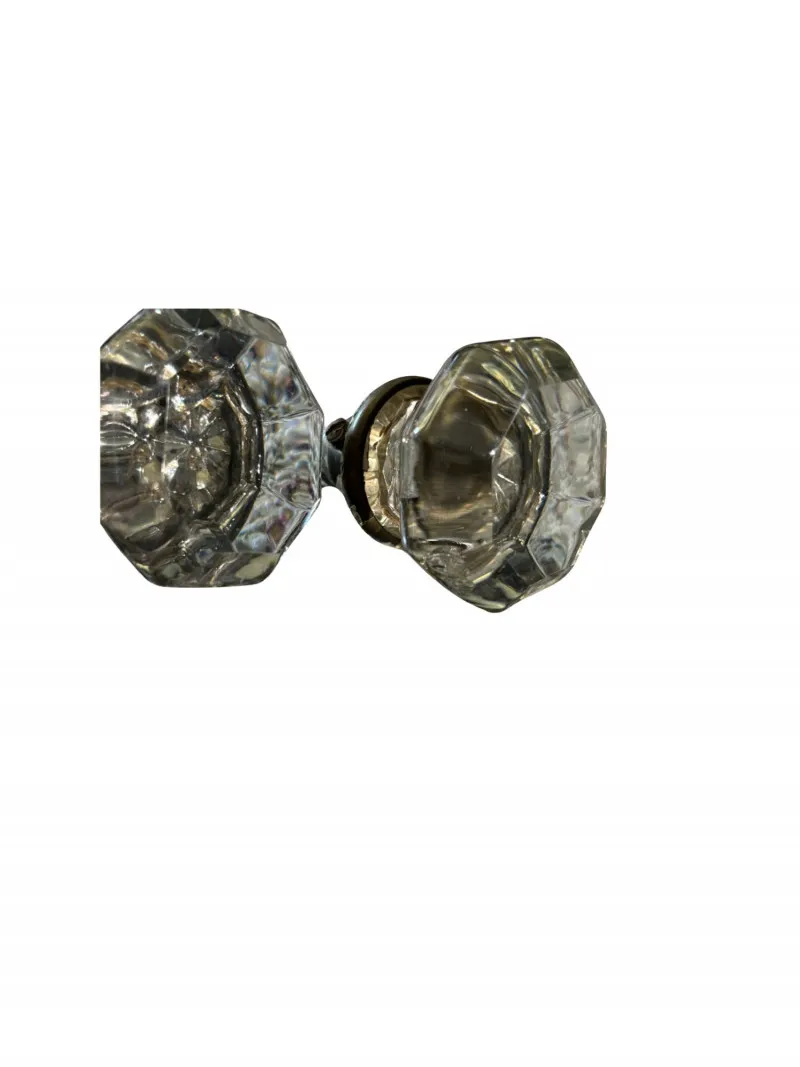 VINTAGE CUT-CRYSTAL STYLE DOOR KNOB SET | 6pc Brilliant Lot - Designer Decor and Other Treasures | Ocean Bid Auction