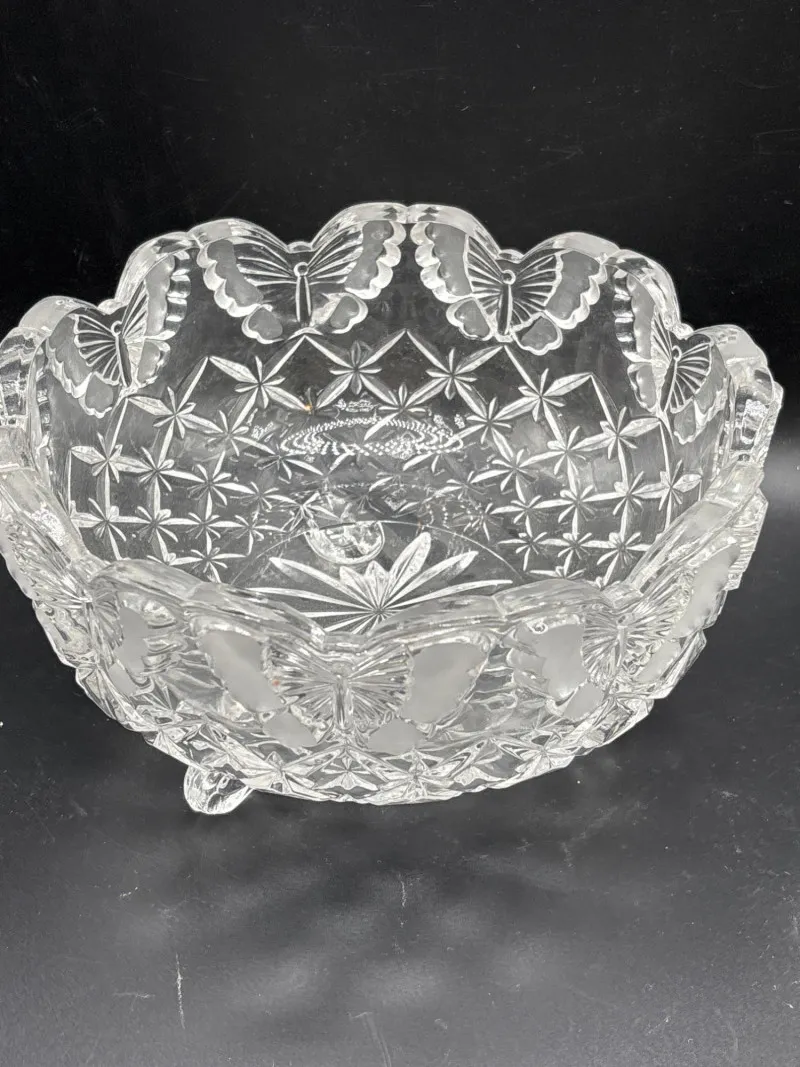 7pc Brilliant Cut Crystal & Etched Glassware Set - Designer Decor and Other Treasures | Ocean Bid Auction