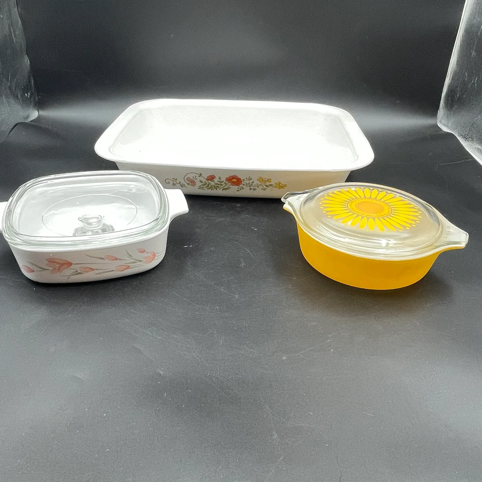 Vintage Corning Ware & Pyrex Casserole Lot - Sterling Silver, Stones & Seattle History Estate Auction and 0% buyers premium! | Ocean Bid Auction