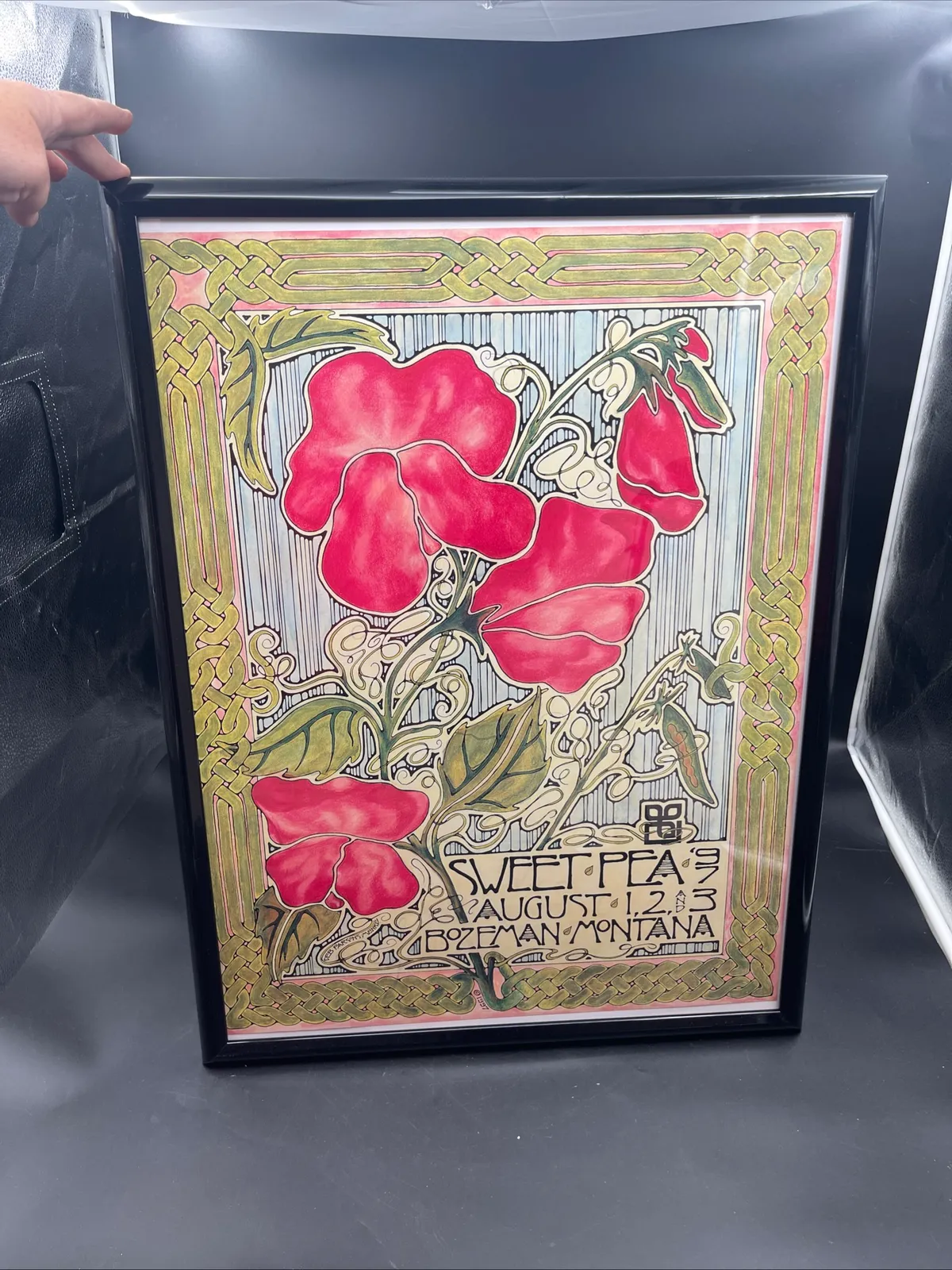 Deb Parsons Sweet Pea Festival Bozeman Art - Sterling Silver, Stones & Seattle History Estate Auction and 0% buyers premium! | Ocean Bid Auction