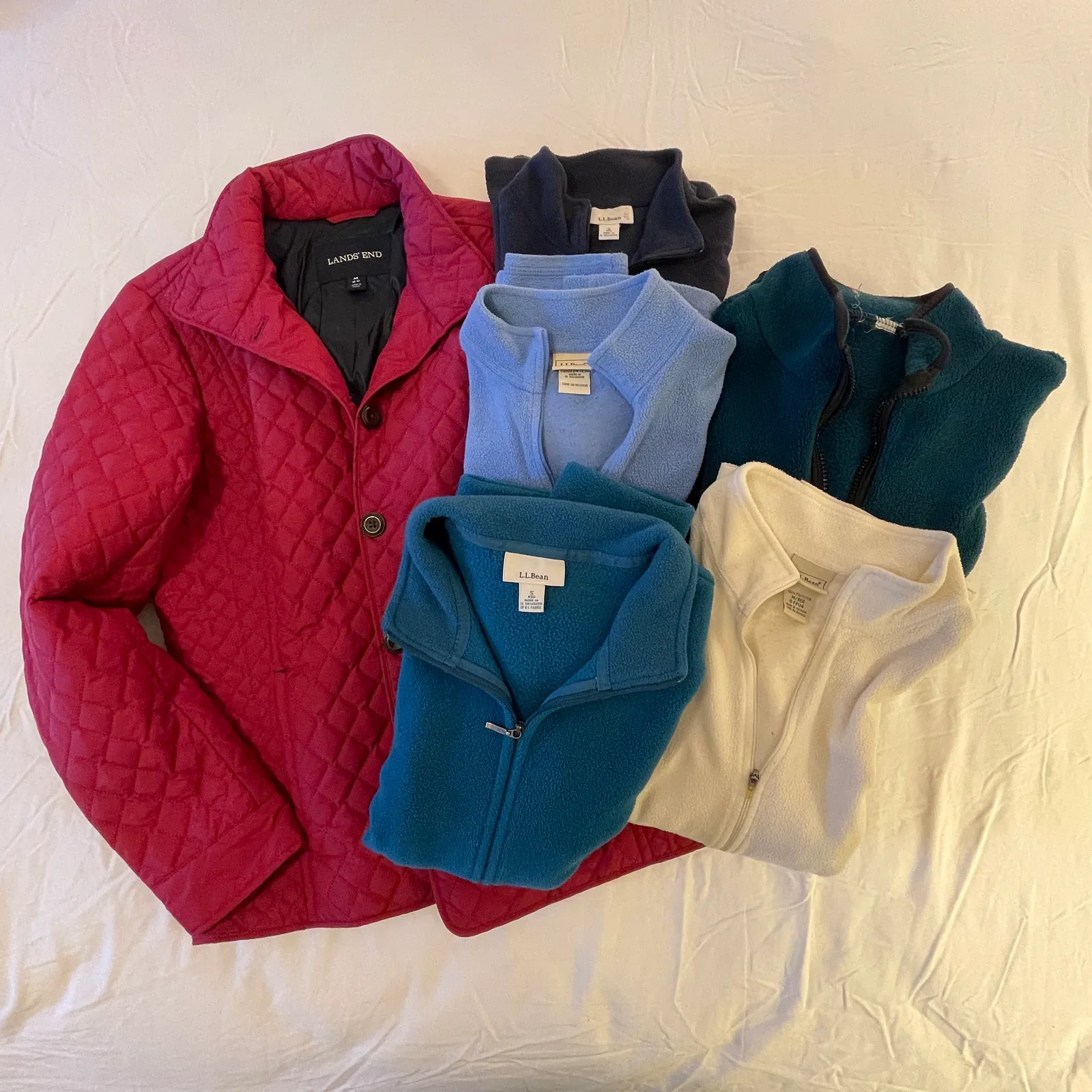 L.L.Bean & Lands’ End Women’s Jacket Lot - Sterling Silver, Stones & Seattle History Estate Auction and 0% buyers premium! | Ocean Bid Auction