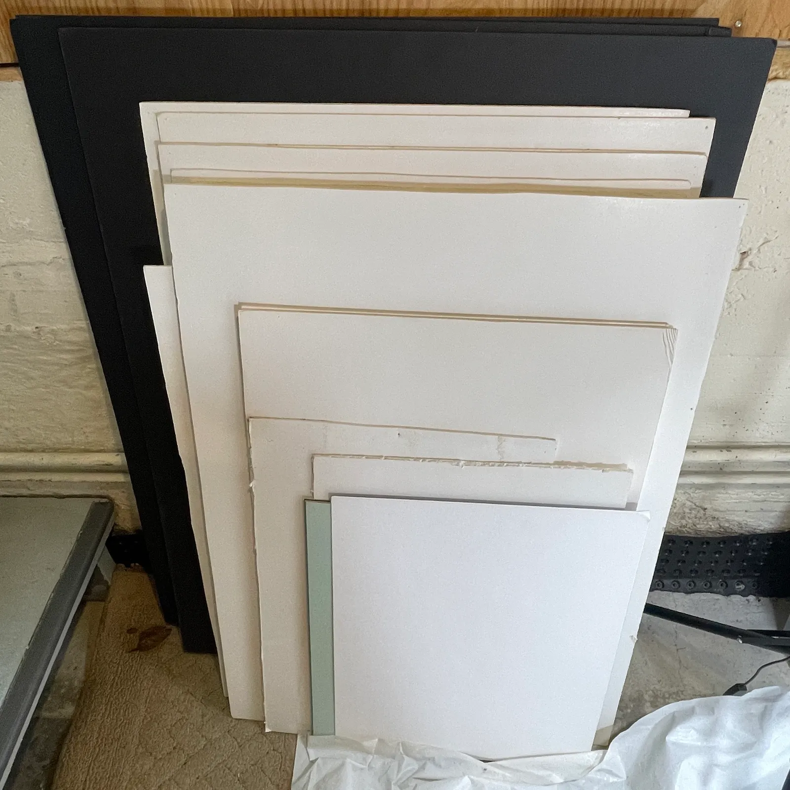 Artist Mat Board, Foam Board & Cork Board Lot - Sterling Silver, Stones & Seattle History Estate Auction and 0% buyers premium! | Ocean Bid Auction