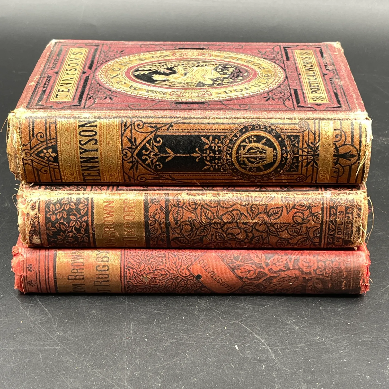 3 Antique Victorian Books – Tennyson, Tom Brown at Oxford & Tom Brown at Rugby - Sterling Silver, Stones & Seattle History Estate Auction and 0% buyers premium! | Ocean Bid Auction