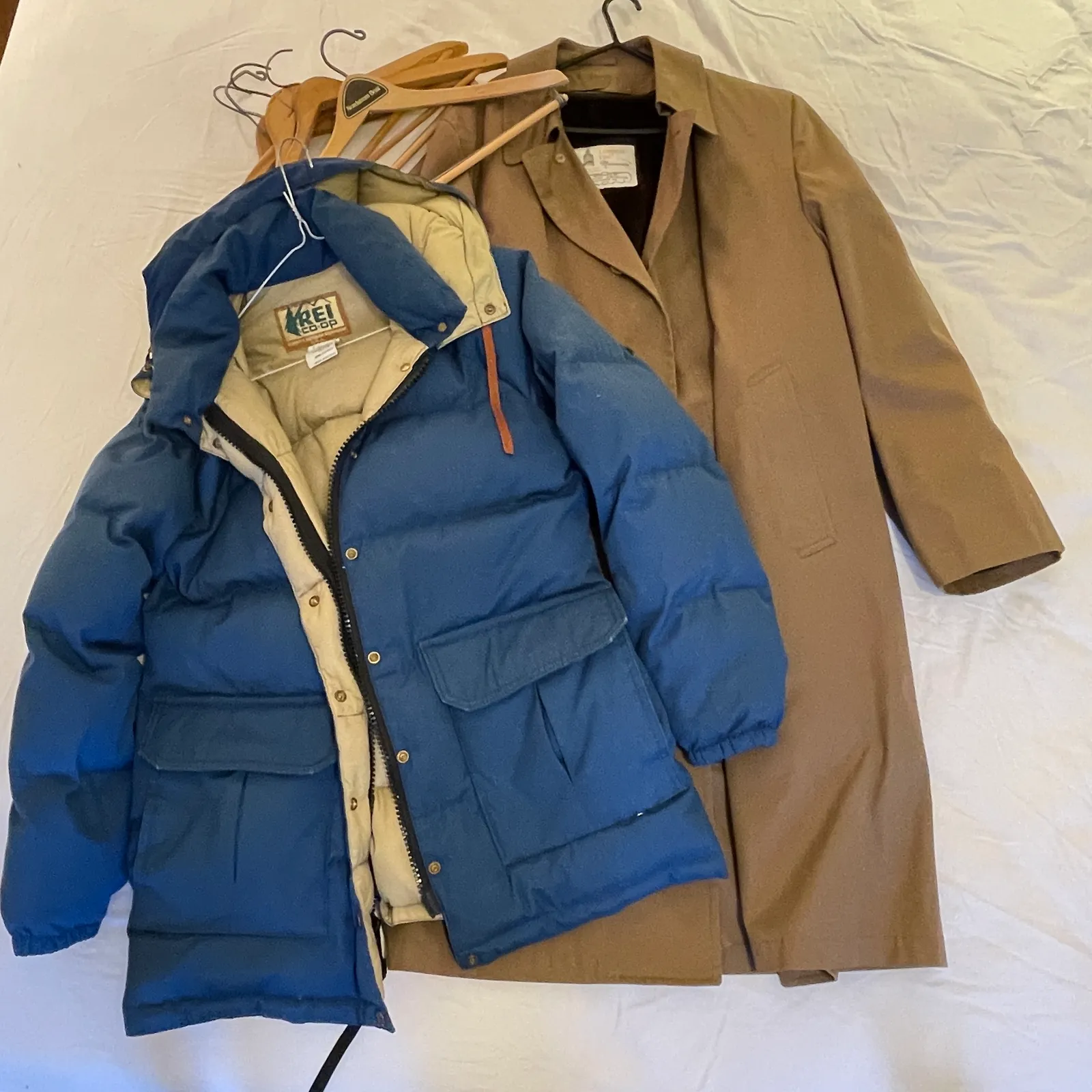 Vintage REI Down Parka & London Fog Coat - Sterling Silver, Stones & Seattle History Estate Auction and 0% buyers premium! | Ocean Bid Auction