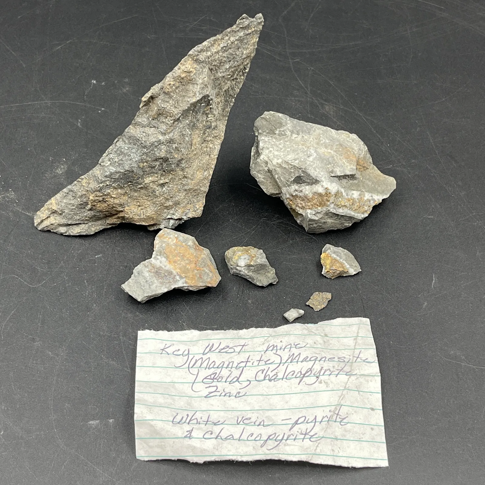 Key West Mine Magnetite Pyrite Chalcopyrite - Sterling Silver, Stones & Seattle History Estate Auction and 0% buyers premium! | Ocean Bid Auction