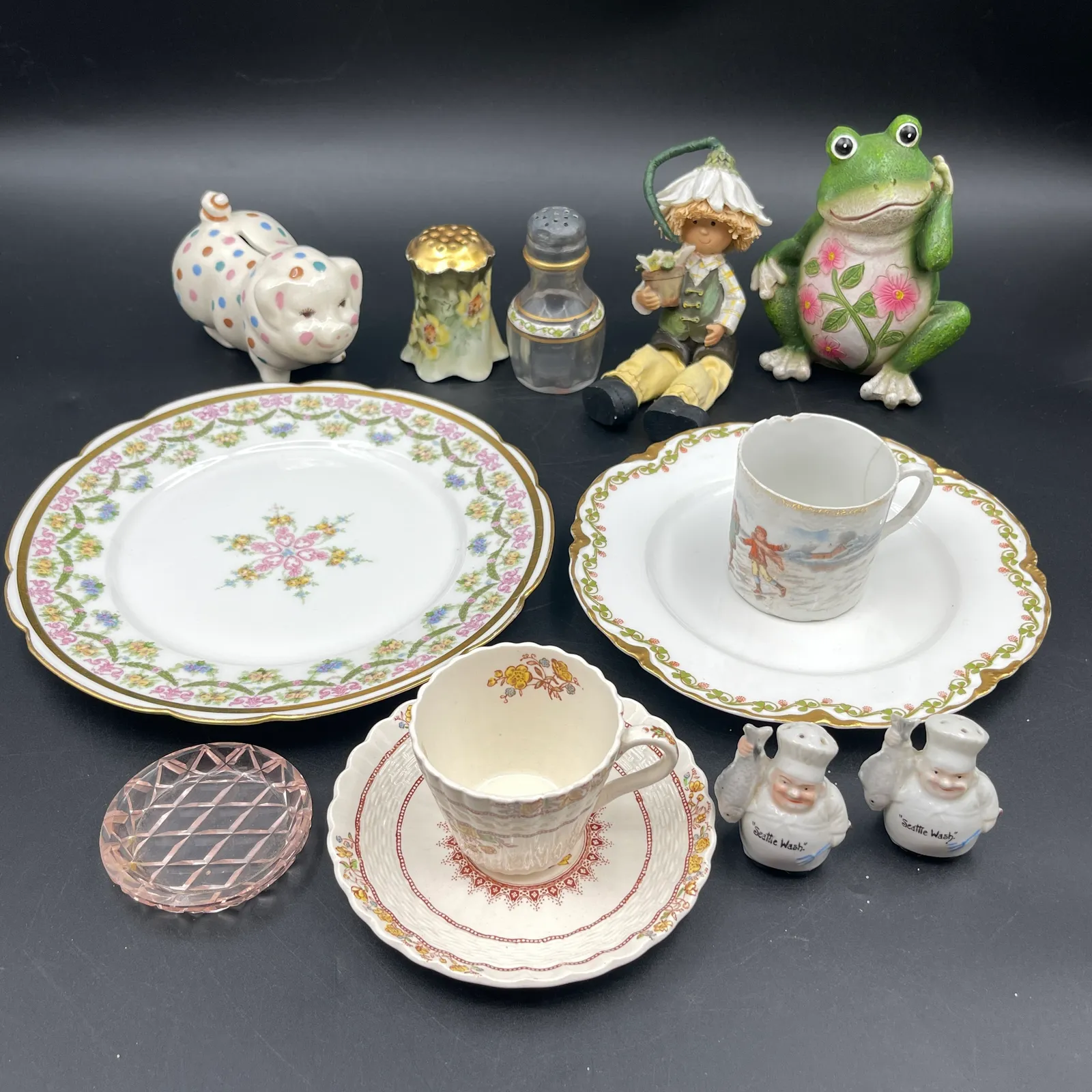 14 Pc Porcelain & Collectibles – Copeland Spode, J. Pouyat Limoges & Haviland - Sterling Silver, Stones & Seattle History Estate Auction and 0% buyers premium! | Ocean Bid Auction