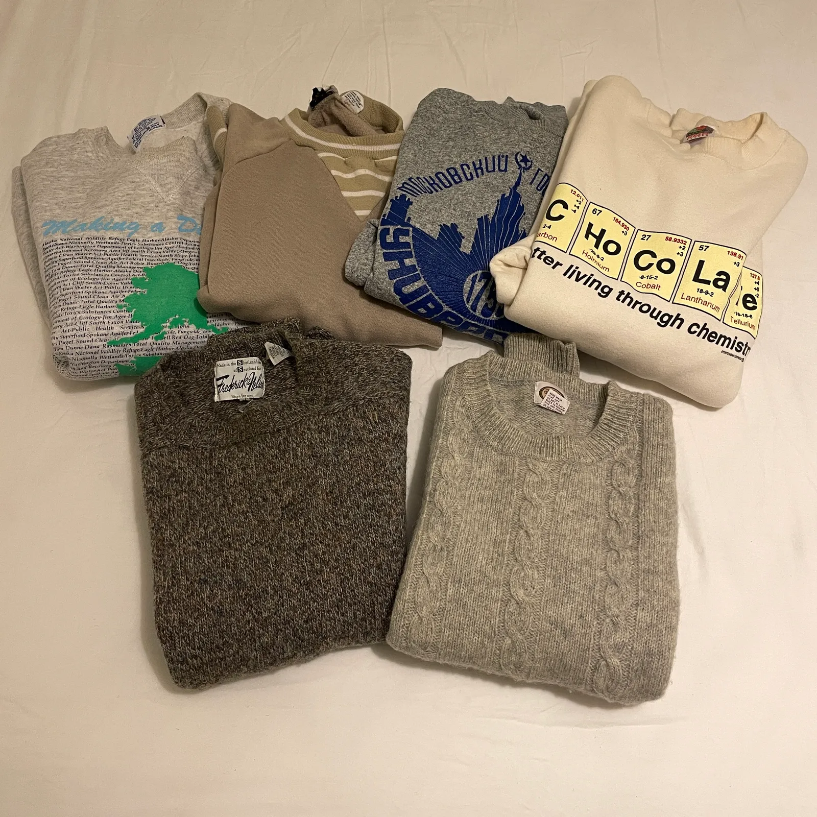 Vintage Shetland Wool Sweaters & Sweatshirts - Sterling Silver, Stones & Seattle History Estate Auction and 0% buyers premium! | Ocean Bid Auction