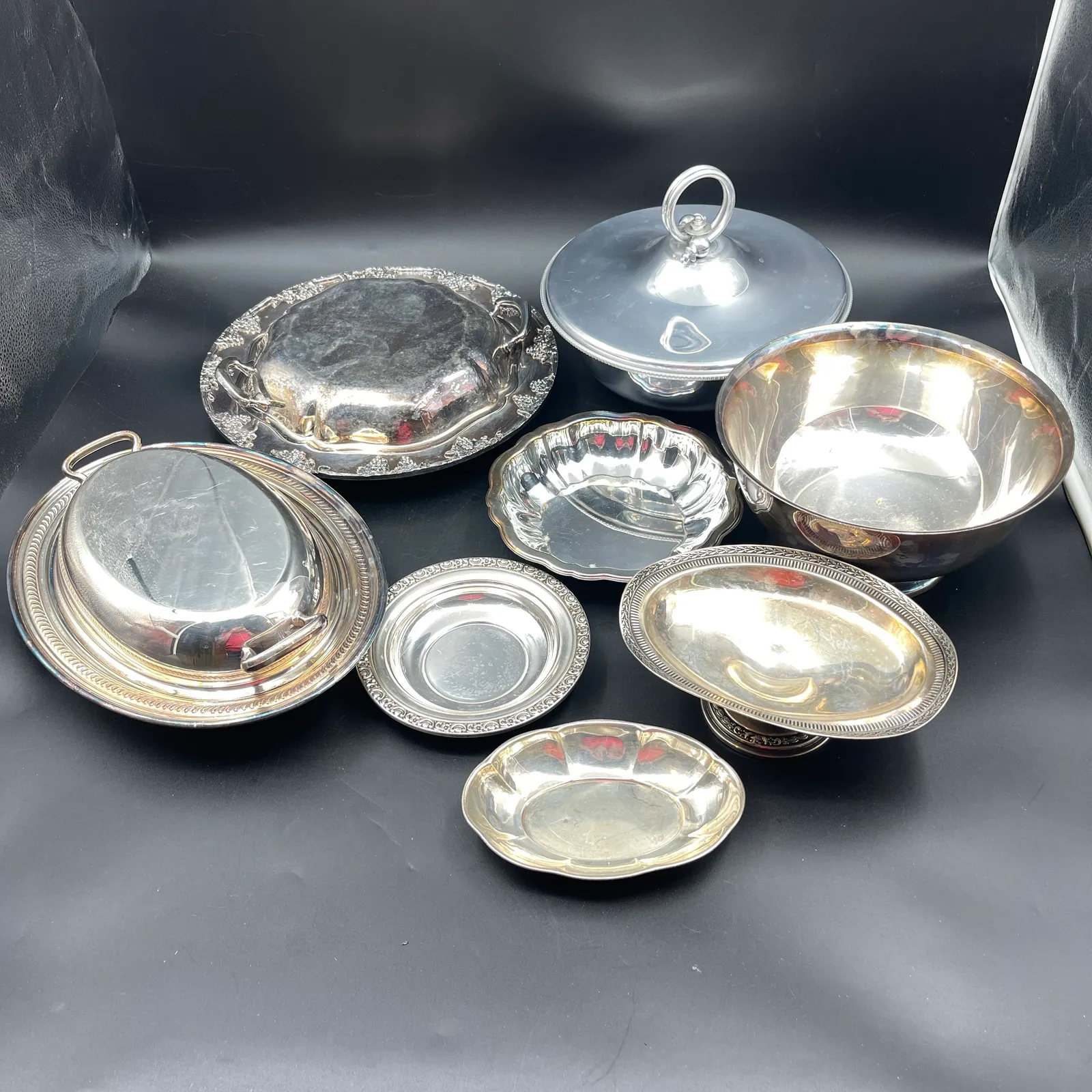 Saart Bros & Newport Sterling, Oneida & B.W. Buenilum Serving Lot - Sterling Silver, Stones & Seattle History Estate Auction and 0% buyers premium! | Ocean Bid Auction