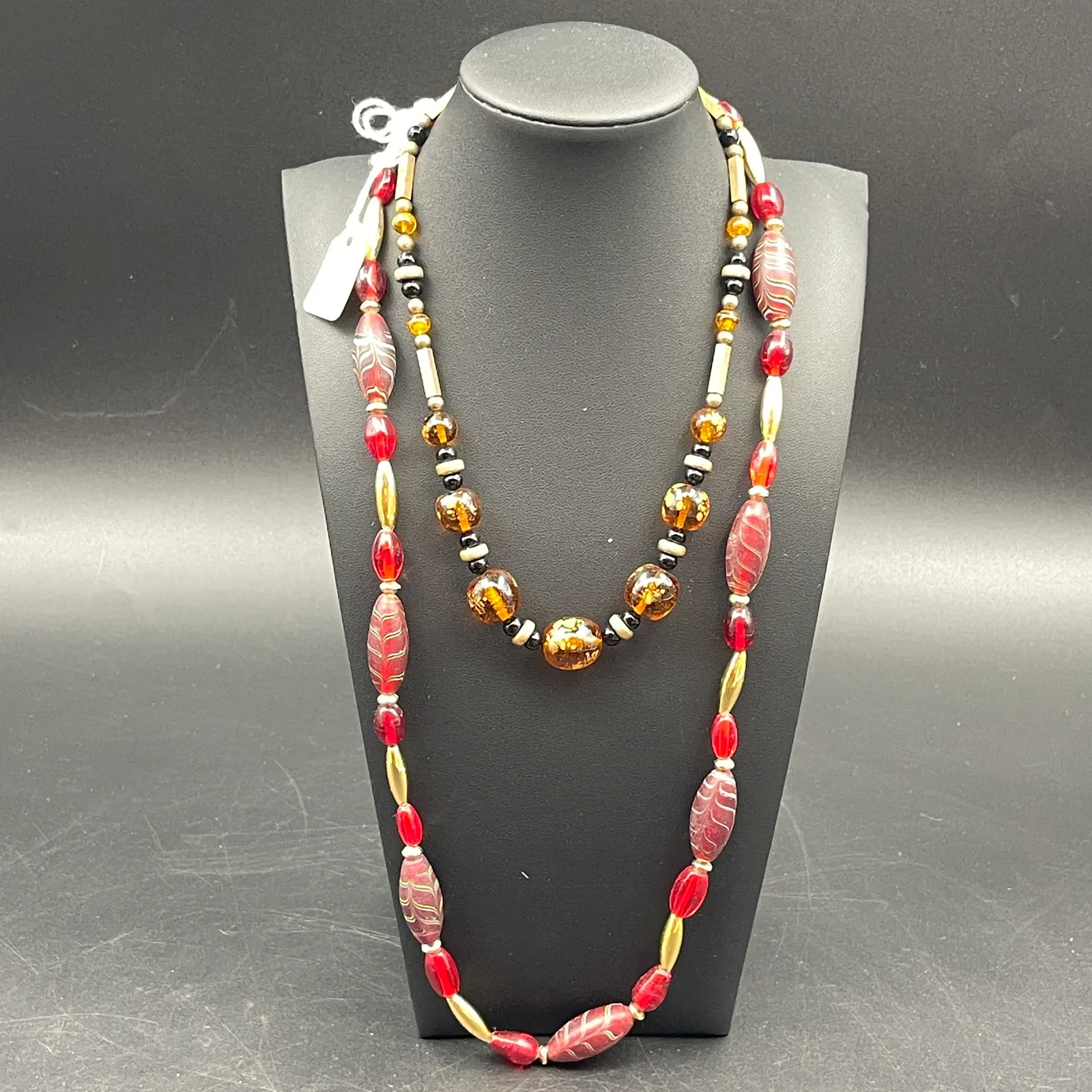 Vintage Venetian Glass & Nigerian Bead Necklaces - Sterling Silver, Stones & Seattle History Estate Auction and 0% buyers premium! | Ocean Bid Auction