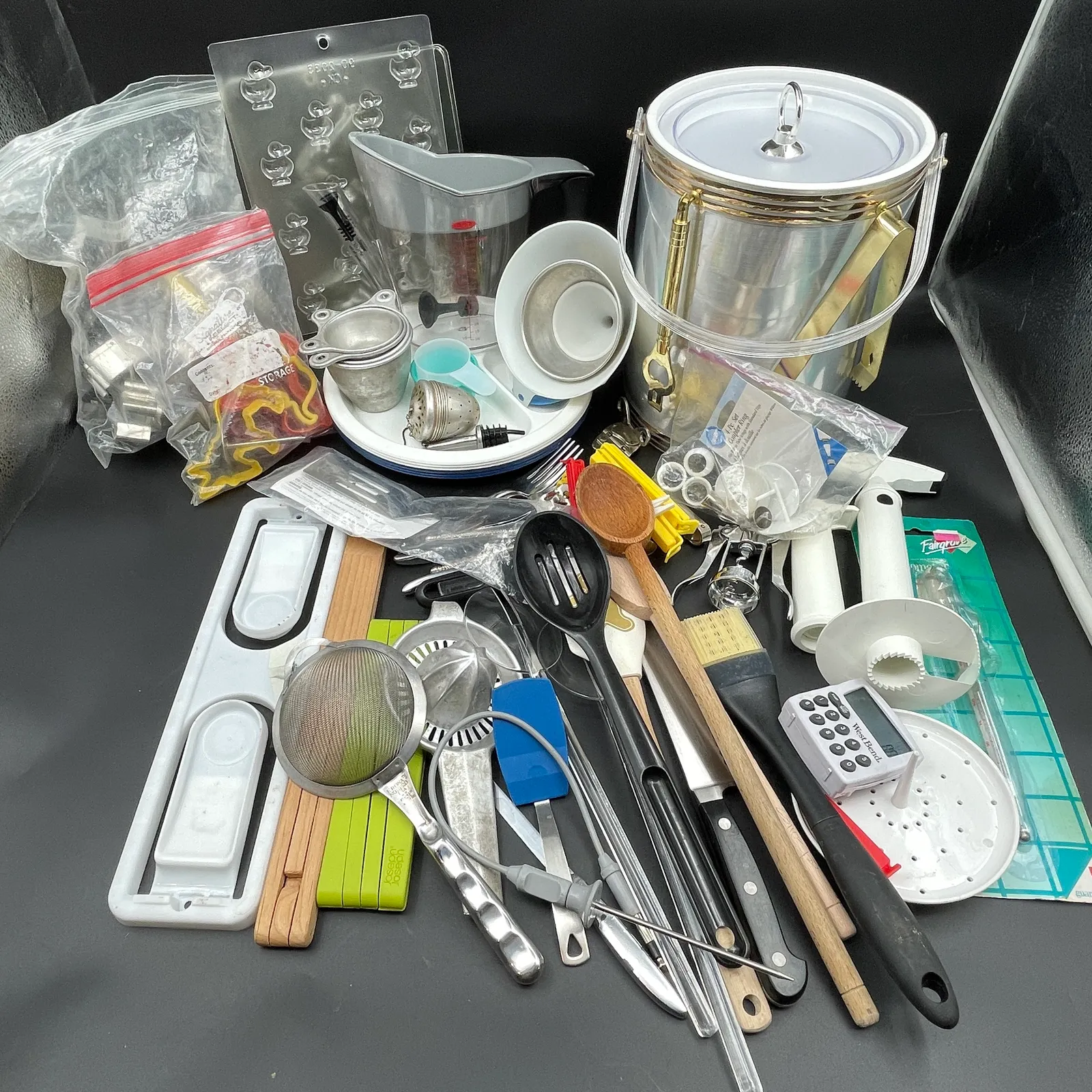Large Kitchen Utensil & Barware Lot - Sterling Silver, Stones & Seattle History Estate Auction and 0% buyers premium! | Ocean Bid Auction