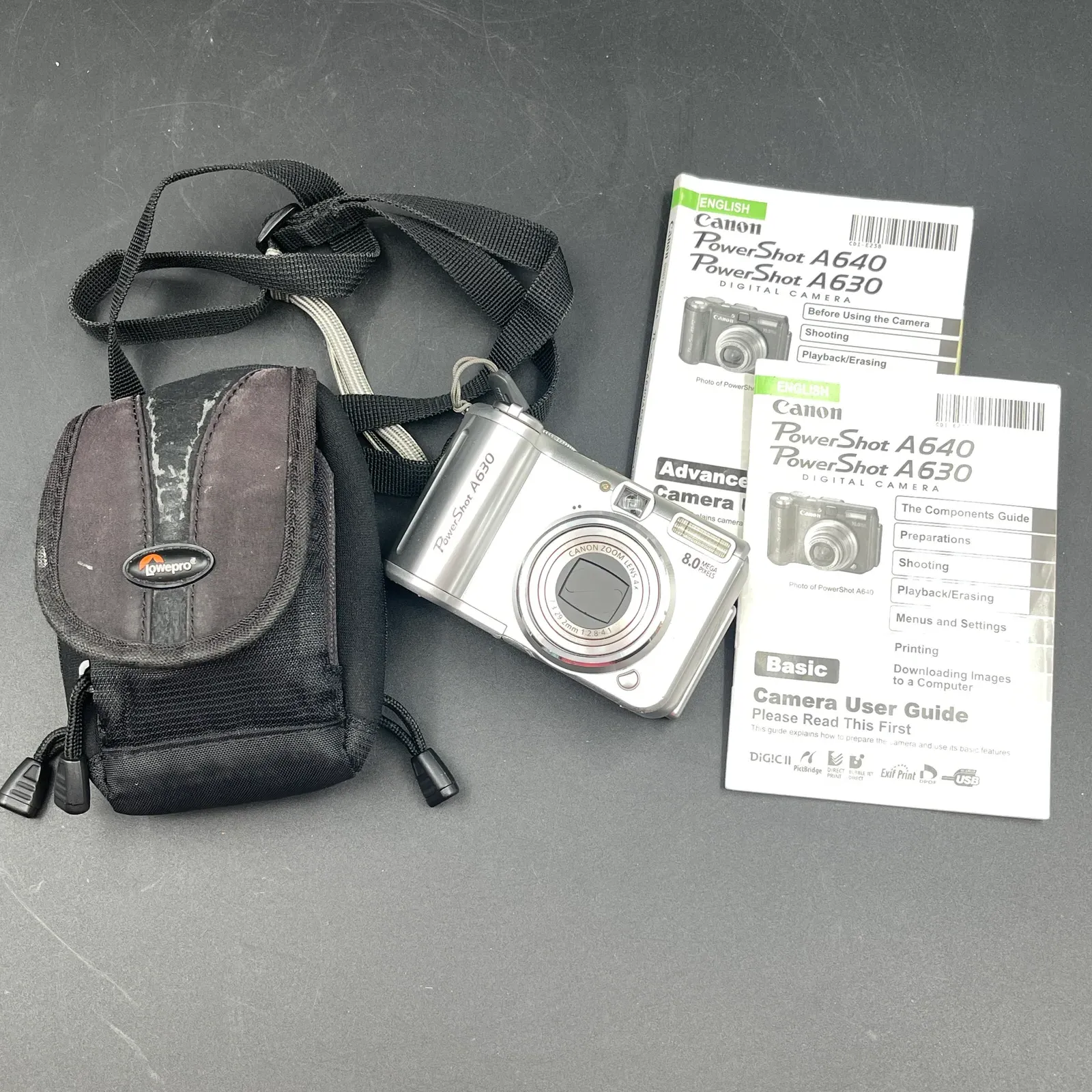 Canon PowerShot A630 8MP Digital Camera - Sterling Silver, Stones & Seattle History Estate Auction and 0% buyers premium! | Ocean Bid Auction