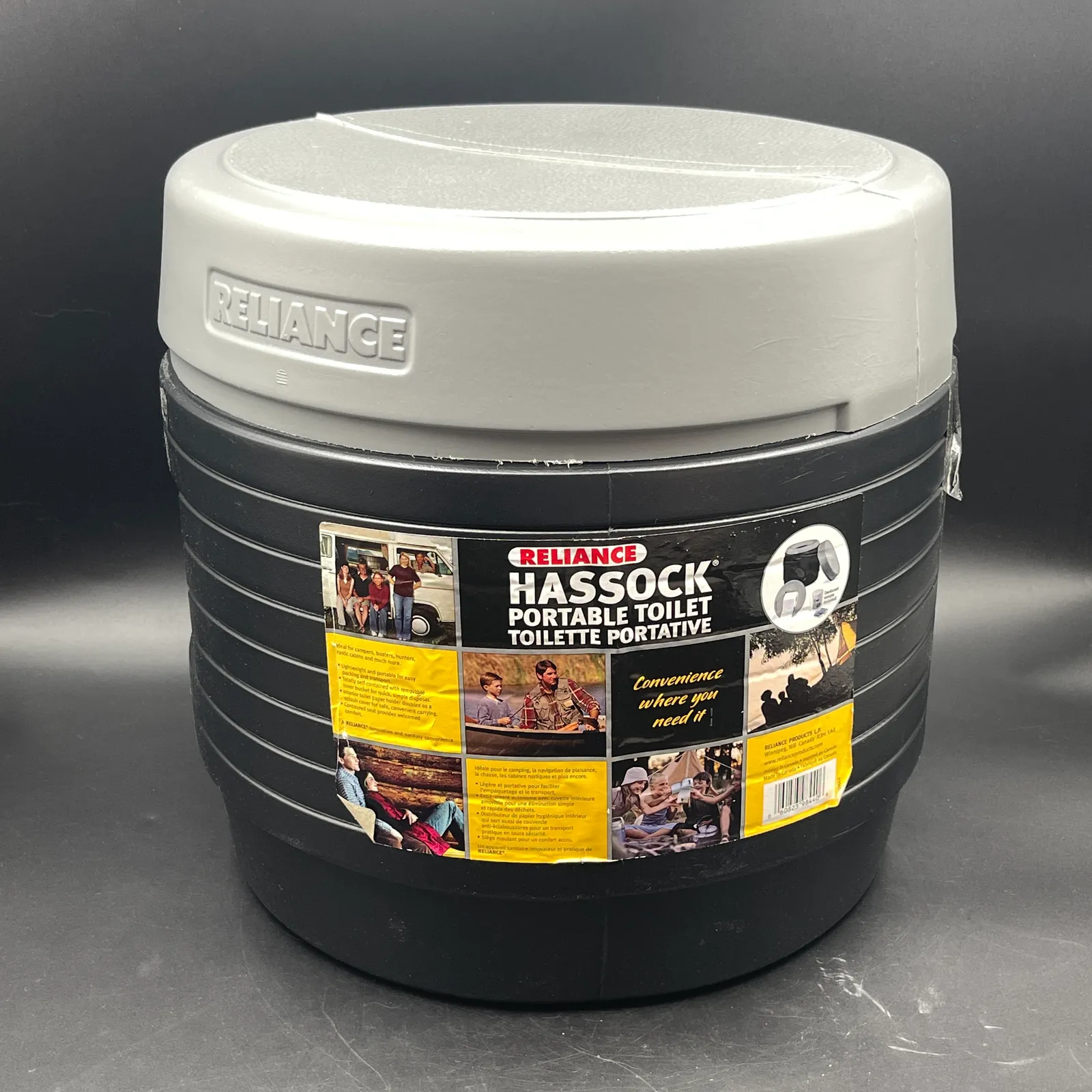 Reliance Hassock Portable Camping Toilet - Sterling Silver, Stones & Seattle History Estate Auction and 0% buyers premium! | Ocean Bid Auction