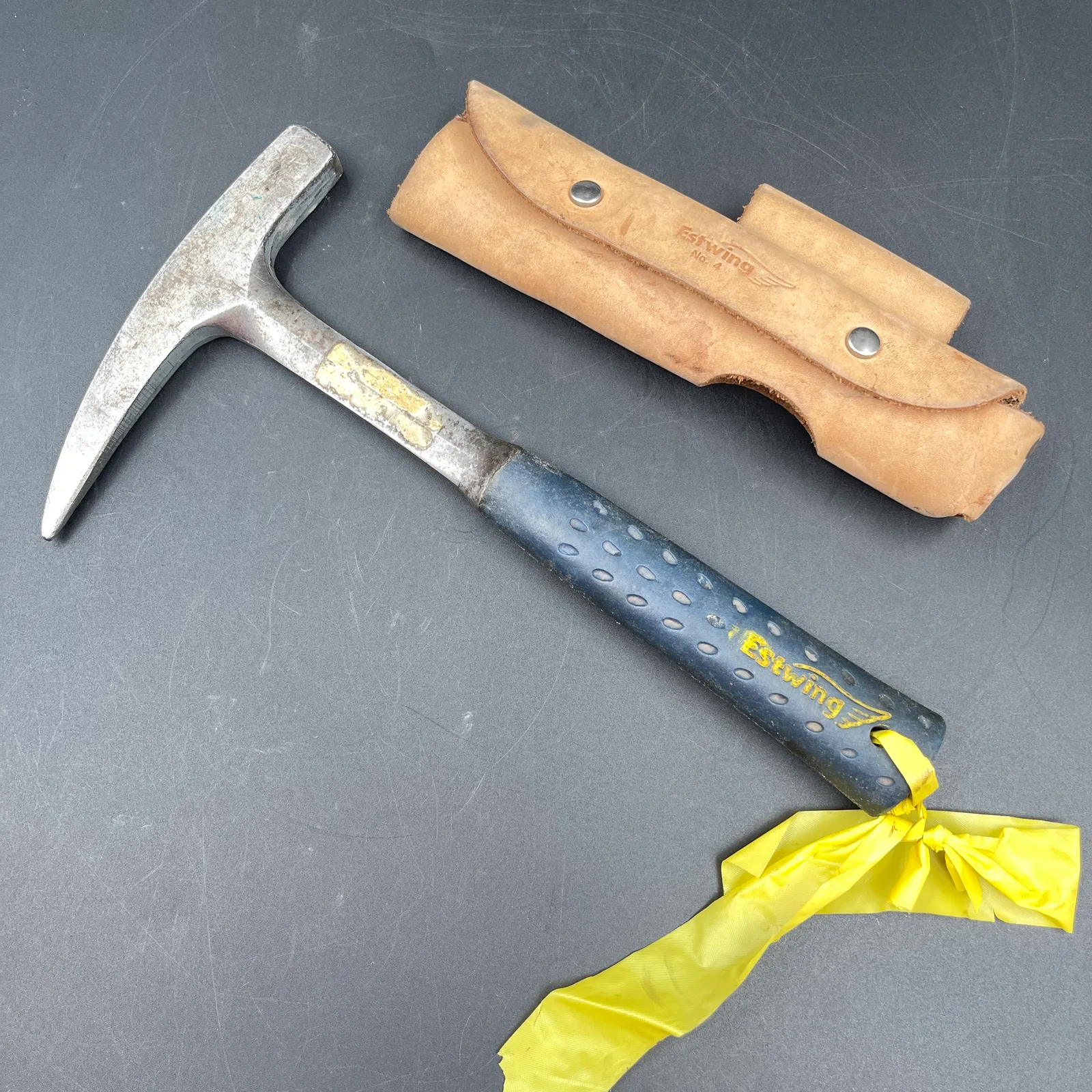 Estwing Geological Rock Pick & No. 4 Leather Sheath - Sterling Silver, Stones & Seattle History Estate Auction and 0% buyers premium! | Ocean Bid Auction