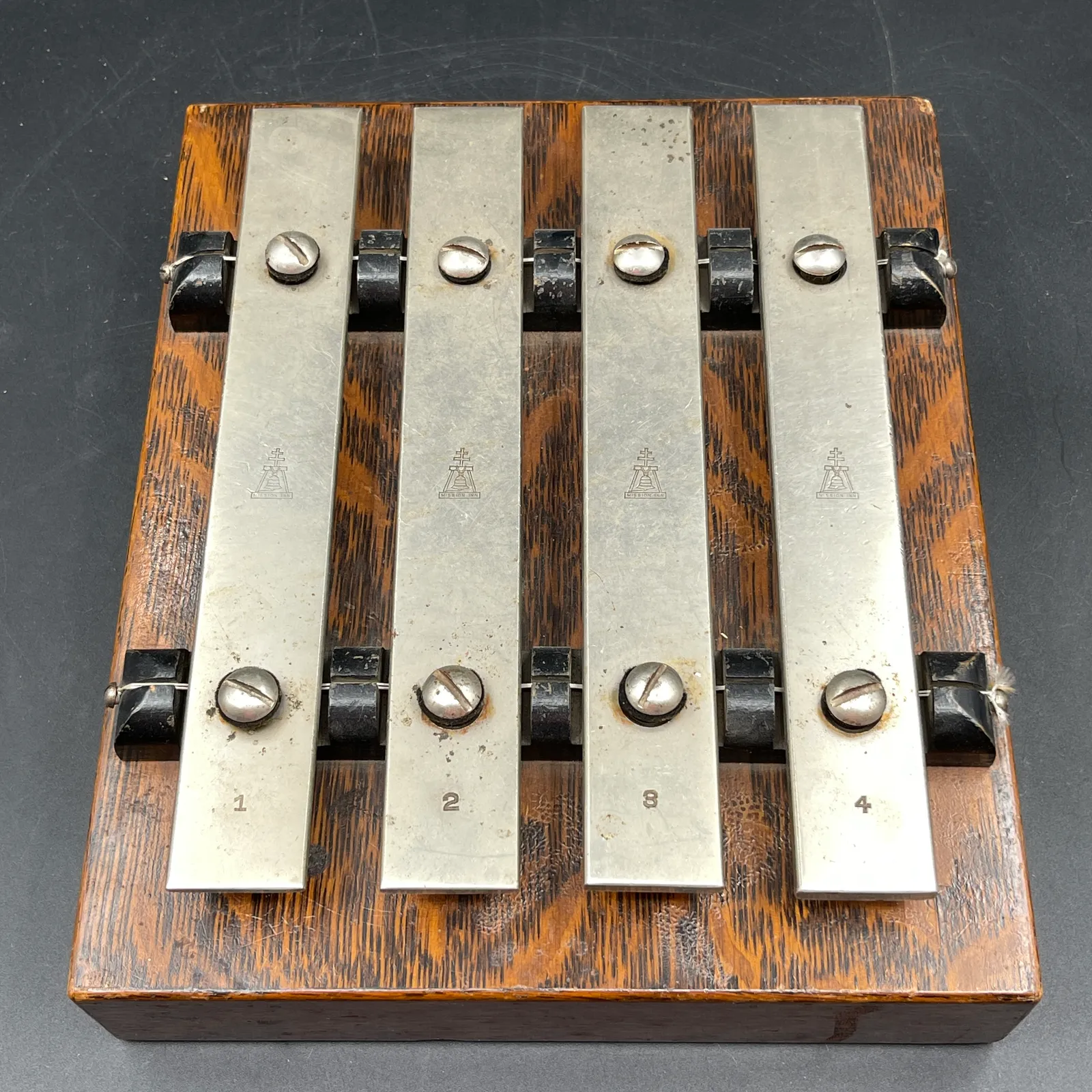 Vintage Mission Inn Reagan Patrol No. 1 Metal Xylophone - Sterling Silver, Stones & Seattle History Estate Auction and 0% buyers premium! | Ocean Bid Auction