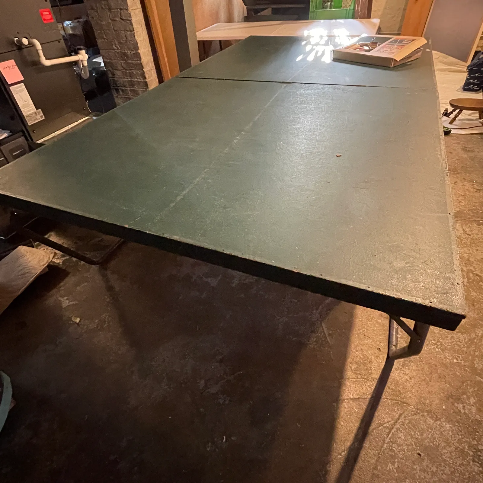 Vintage Folding Ping Pong Table & Harvard Set - Sterling Silver, Stones & Seattle History Estate Auction and 0% buyers premium! | Ocean Bid Auction