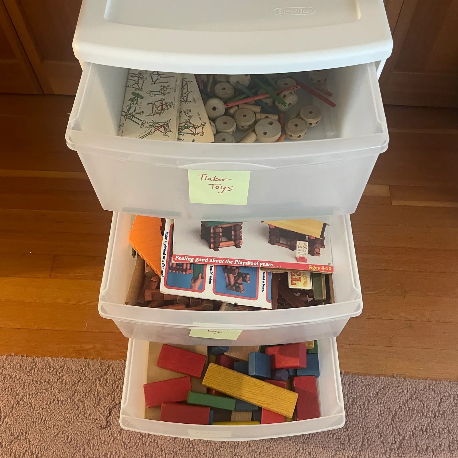 Vintage Tinker Toys, Lincoln Logs & Wood Blocks - Sterling Silver, Stones & Seattle History Estate Auction and 0% buyers premium! | Ocean Bid Auction