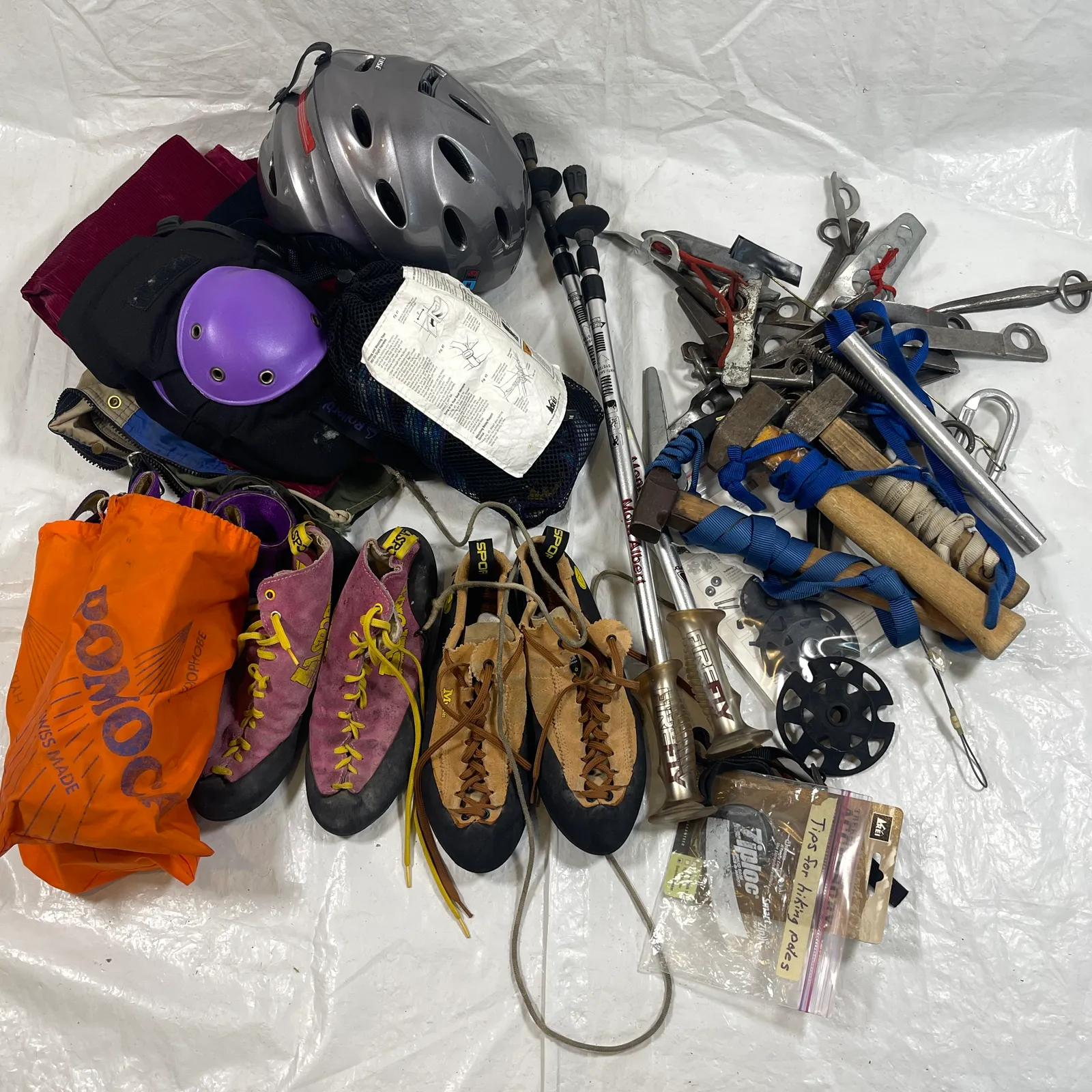 Vintage Rock Climbing & Mountaineering Gear - Sterling Silver, Stones & Seattle History Estate Auction and 0% buyers premium! | Ocean Bid Auction
