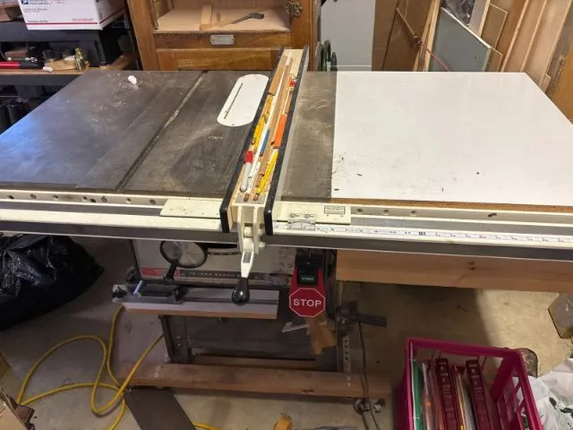 Delta Table Saw w/ Precision Fence & Extension Wing - Newcastle Estate Collection - STERLING SILVER, GOLD TEETH, Antiques & Collectibles | Ocean Bid Auction