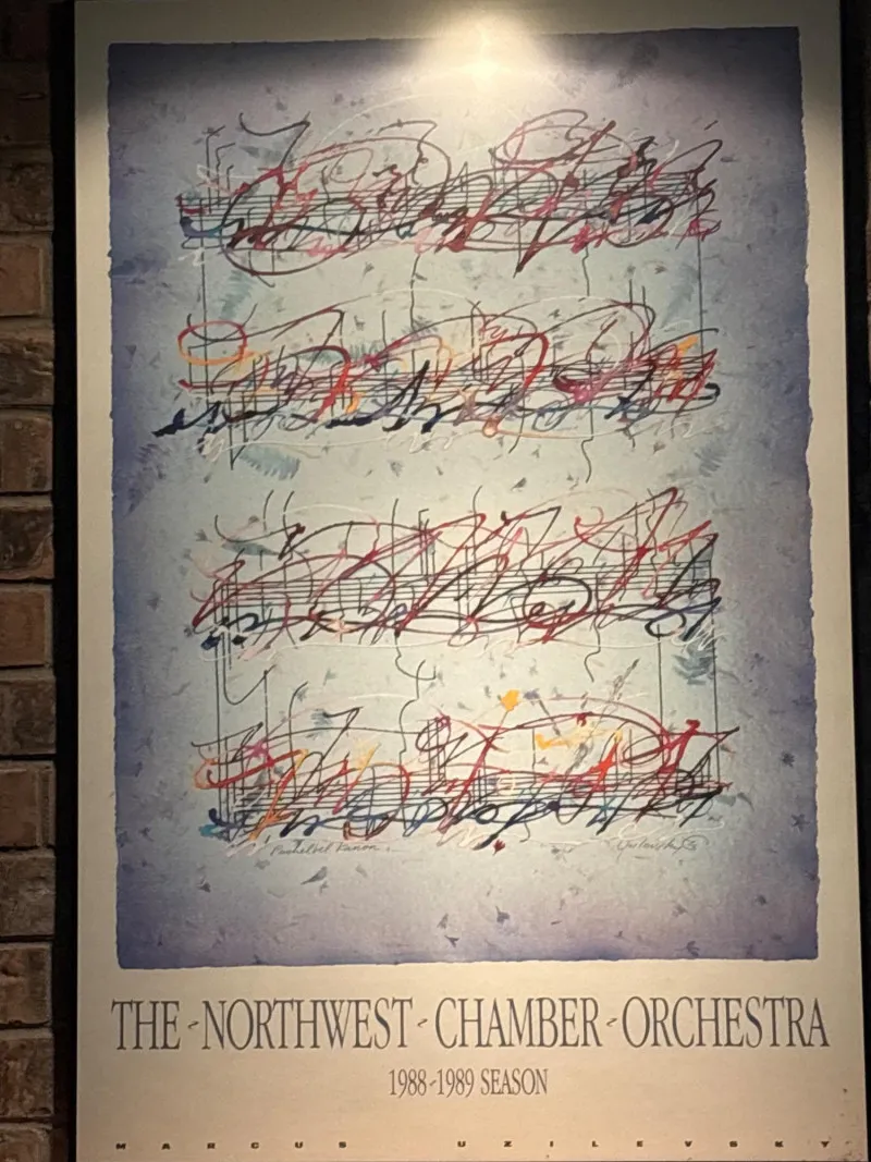 Northwest Chamber Orchestra 1988–1989 Poster - Newcastle Estate Collection - STERLING SILVER, GOLD TEETH, Antiques & Collectibles | Ocean Bid Auction